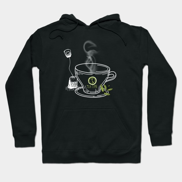 Tea time Hoodie by bluepearl